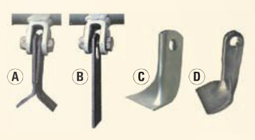 Peruzzo Motofox Flail Mower Flail Blades